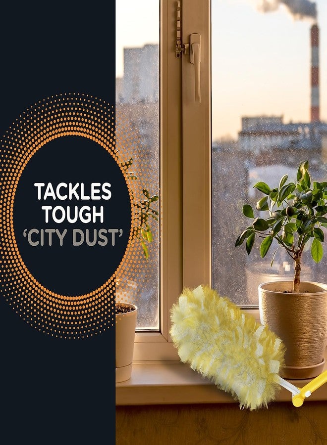 Swiffer Heavy Duty Dusters with Super Extender Handle, 6 Ft Handle, 1 Handle/4 Dusters, 4/Carton - Image 4