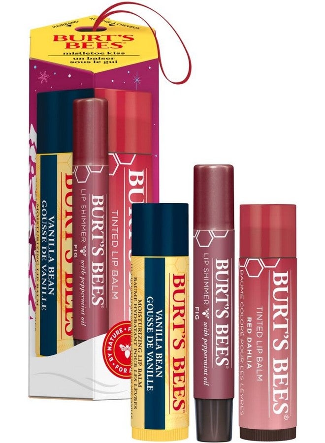 Burt's Bees BURTS BEES Mistletoe Kiss Red Holiday Gift Kit, 1 EA - Image 1