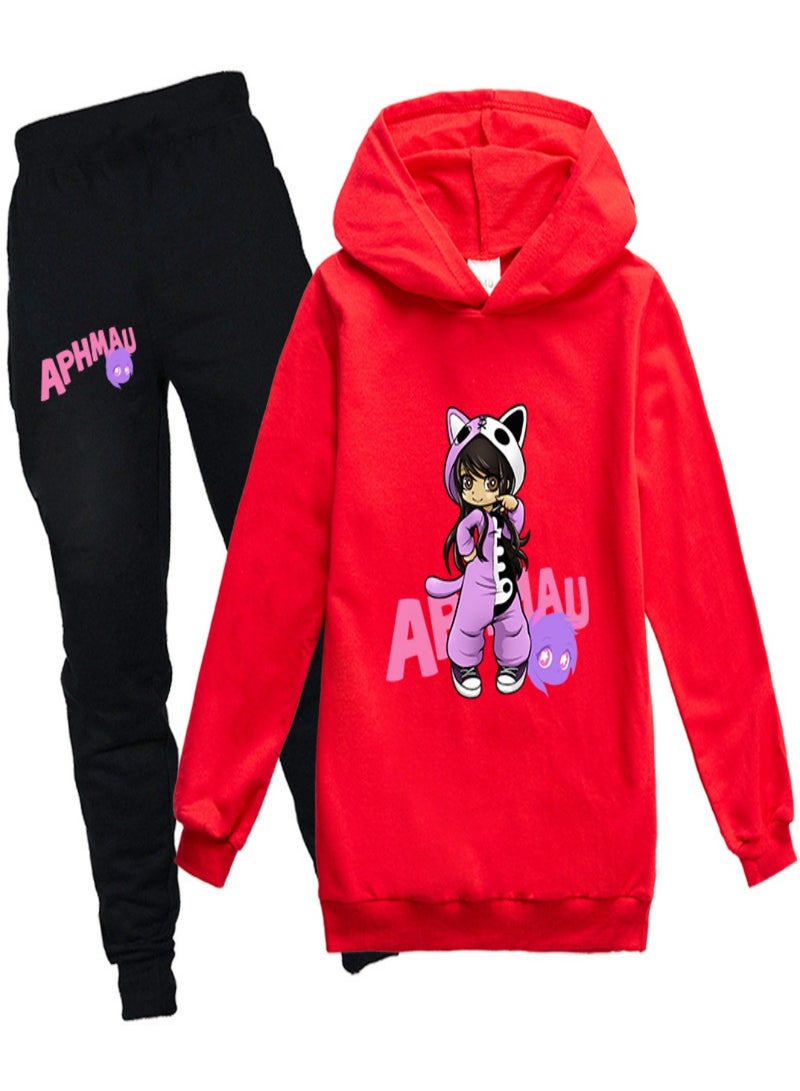 Aphmau Unisex long Sleeve Stylish Top hoodie cotton sweatshirts for Boys Girls Kid Children - Image 1