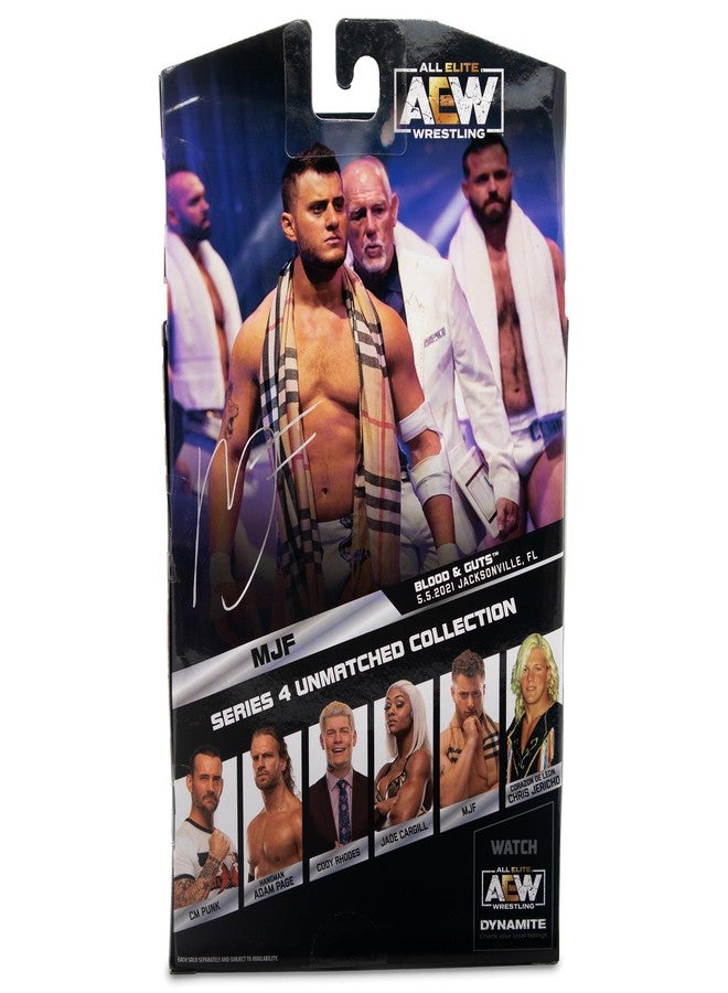 AEW MJF (w/Scarf) Unmatched Series 4 Toy Wrestling Action Figure - Image 3