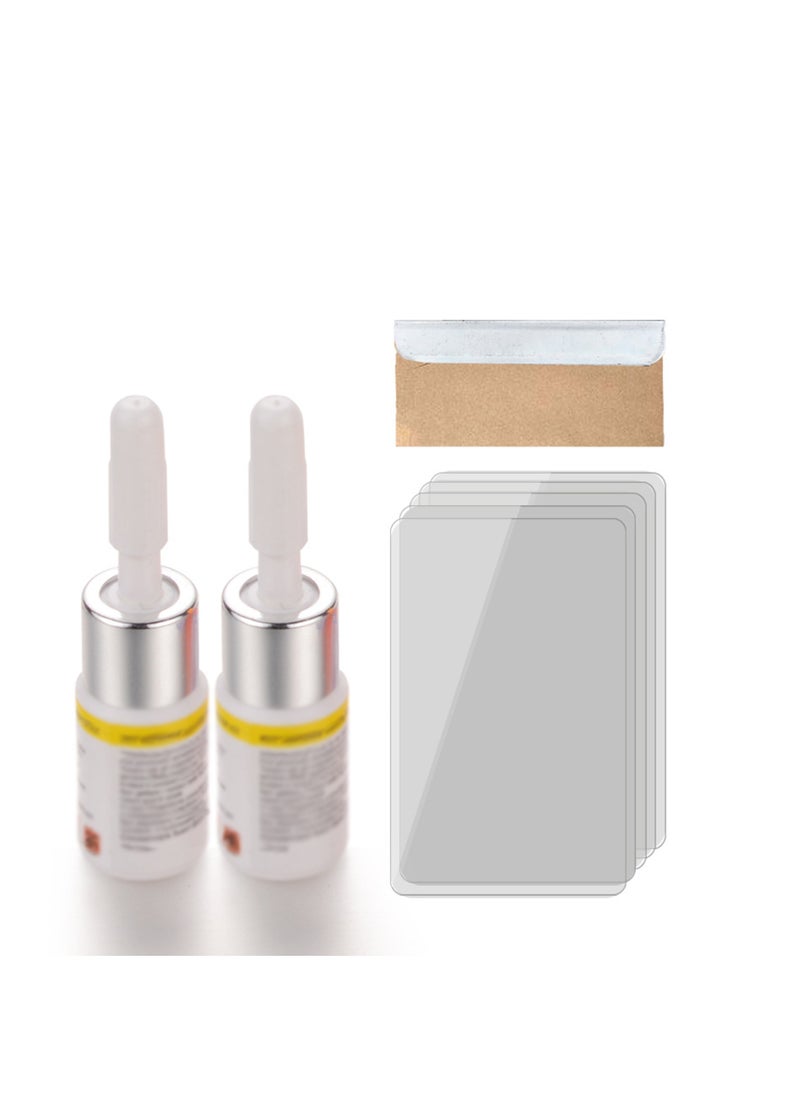 SYOSI Windshield Crack Repair Kit, 2Pcs White Windscreen Repair Kit, Repair Fluid Kit, Car Windshield Kits DIY Cars Window Tools, Glass Corrector Set, Crack Repairing, Nicks for Car  - Image 1