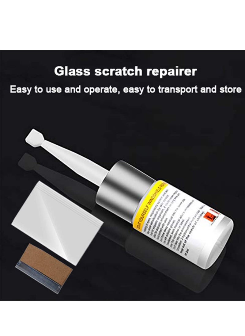 SYOSI Windshield Crack Repair Kit, 2Pcs White Windscreen Repair Kit, Repair Fluid Kit, Car Windshield Kits DIY Cars Window Tools, Glass Corrector Set, Crack Repairing, Nicks for Car  - Image 3