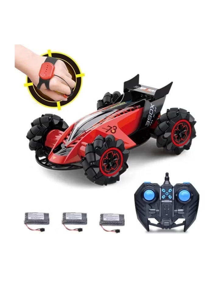 Drift Rc Stunt Drift Car For Kids – 360° Spinning & Drifting With Hand Gesture & Watch Control, Led Lights & Special Effects - Image 1