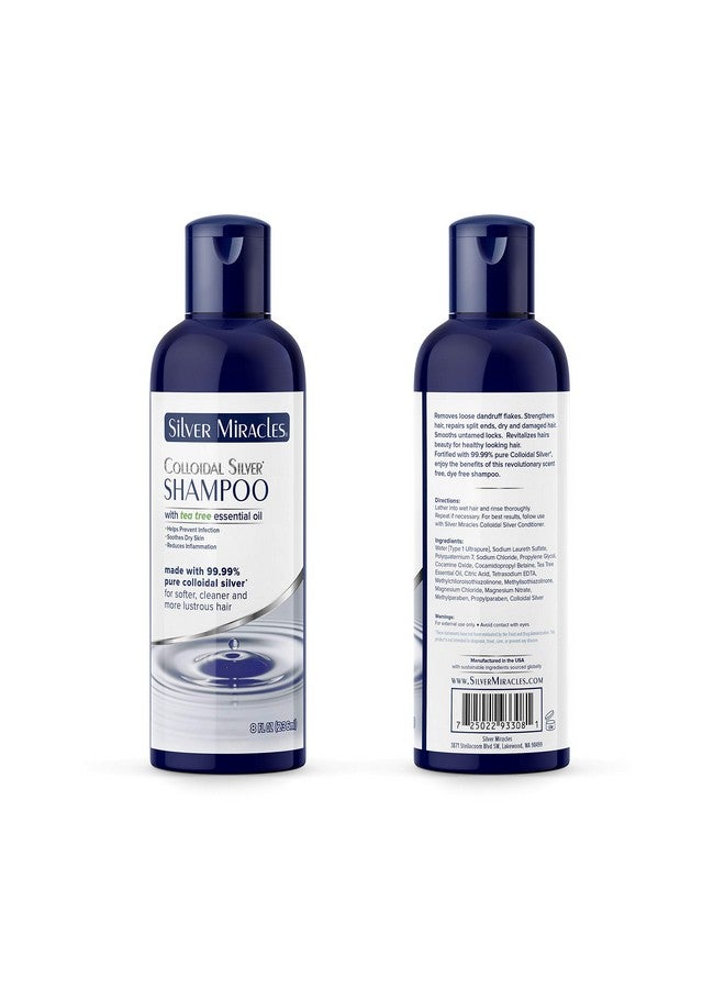 Silver Miracles Colloidal Silver Shampoo With Tea Tree Essential Oils - Image 2