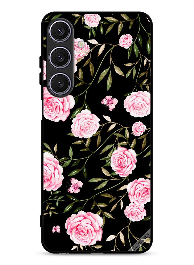 Covernex Samsung Galaxy A26 Protective Case Cover Rose In Bunches Of Small Leaves - Image 1