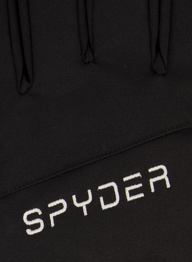 Spyder Mens Insulated Winter Snow Gloves, Black, L - Image 3