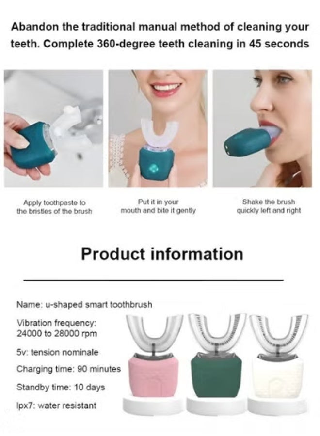 فرشاة أسنان كهربائية ذكية مقاومة للماء لتنظيف عميق - Image 4