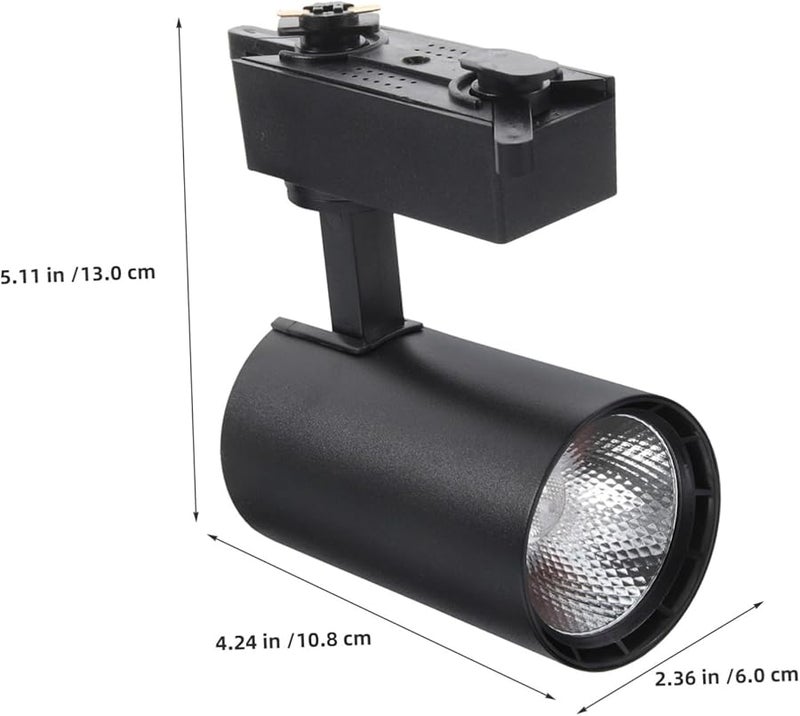 Jojofuny 12W LED Track Lighting Aluminum Spotlight Warm Light For Room Showcase Wall Art - Image 3