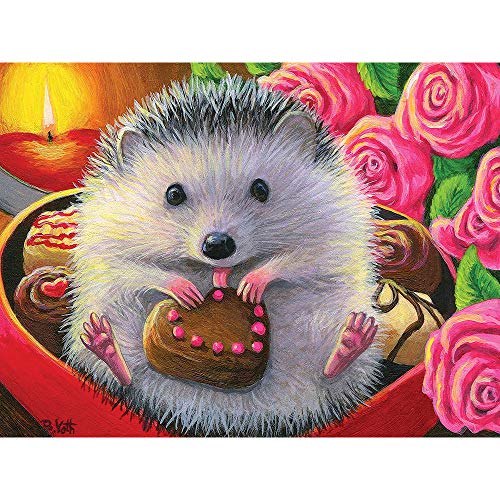 Bits and Pieces 500 Piece Puzzles for Adults Valentine Sweets Large 18 x 24 Jigsaw Puzzles 500 Pieces Valentines Day Roses Love Random Die Cut Pieces No 2 are Alike - Image 5