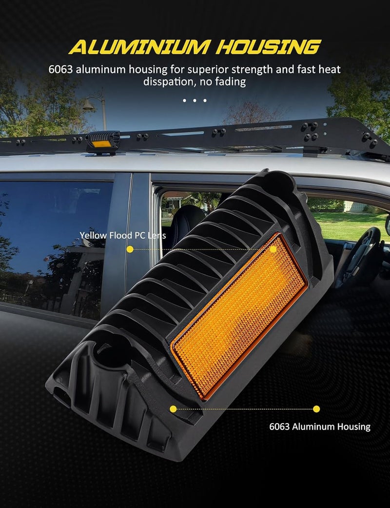 Chelhead 800lm LED RV Porch Light - 12V Amber Replacement Lighting for RVs, Trailers, Campers, and Trucks - Image 5