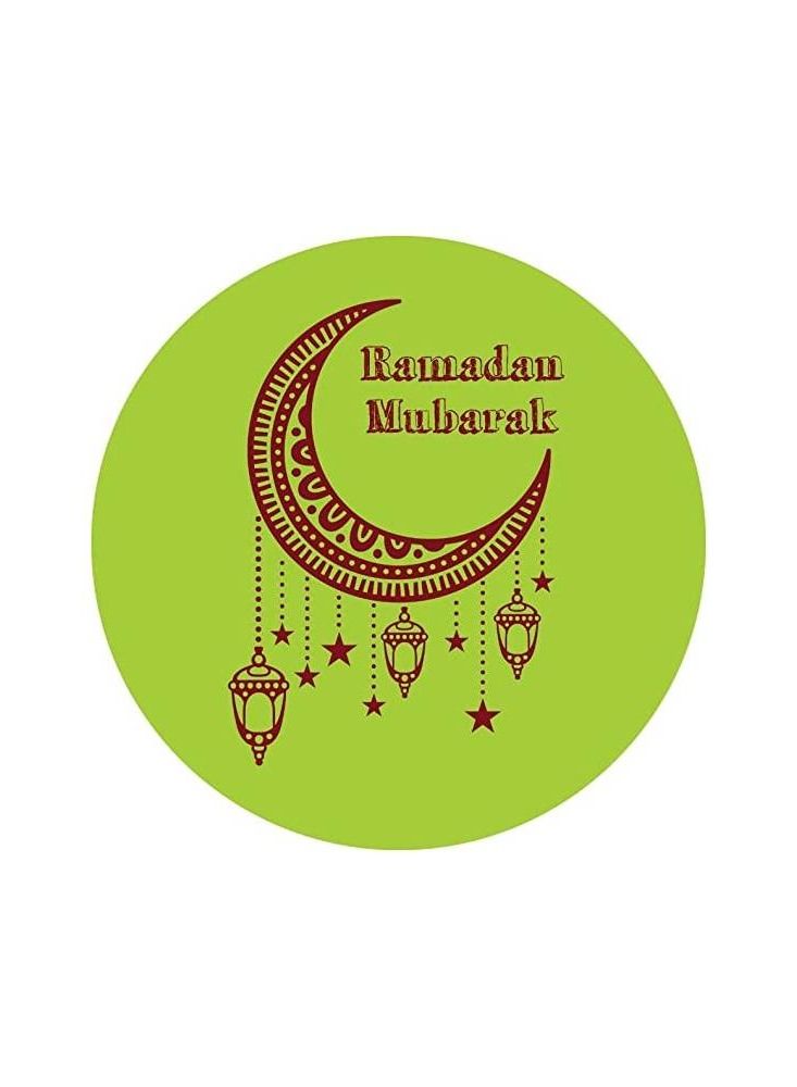 Generic Ramadan Mubarak Stickers |Ideal for Gift Wrapping | Ramadan Stickers for Gift Bag | Ramadan Envelope | Ramadan goody bags | Ramadan gift tag | Happy Ramadan Vinyl Sticker  (Design 9)