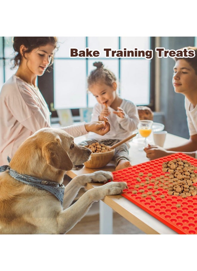 PalkSky Palksky 468-Cavity Mini Round Silicone Mold/Chocolate Drops Mold/Dog Treats Pan/Semi Sphere Gummy Candy Molds for Ganache Jelly Caramels Cookies Pet Treats Baking Mold (1 Cavity - 0.02 Oz)  - Image 2