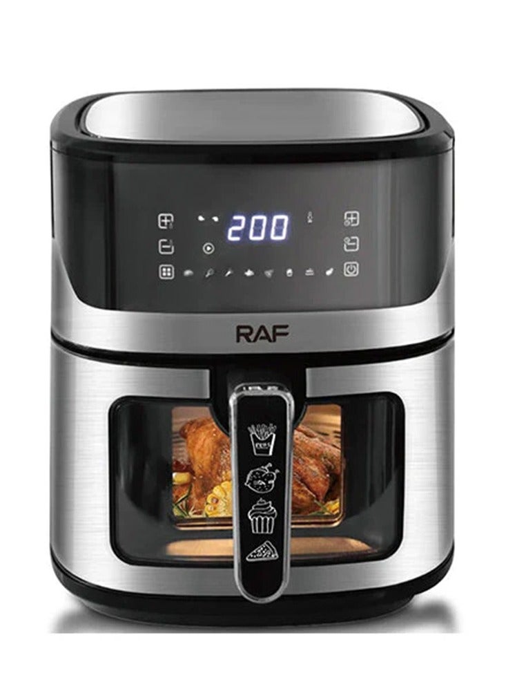 RAF Digital Air Fryer 8L R-5373 - Silver - Image 1