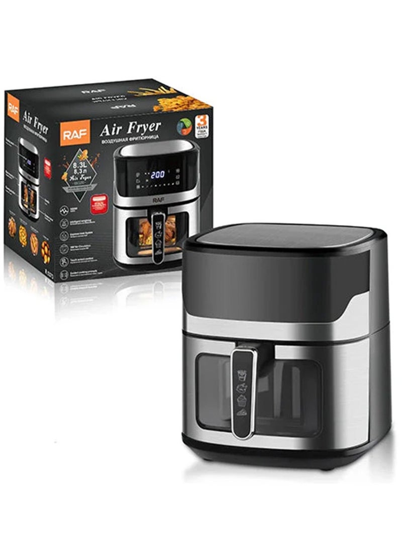 RAF Digital Air Fryer 8L R-5373 - Silver - Image 4