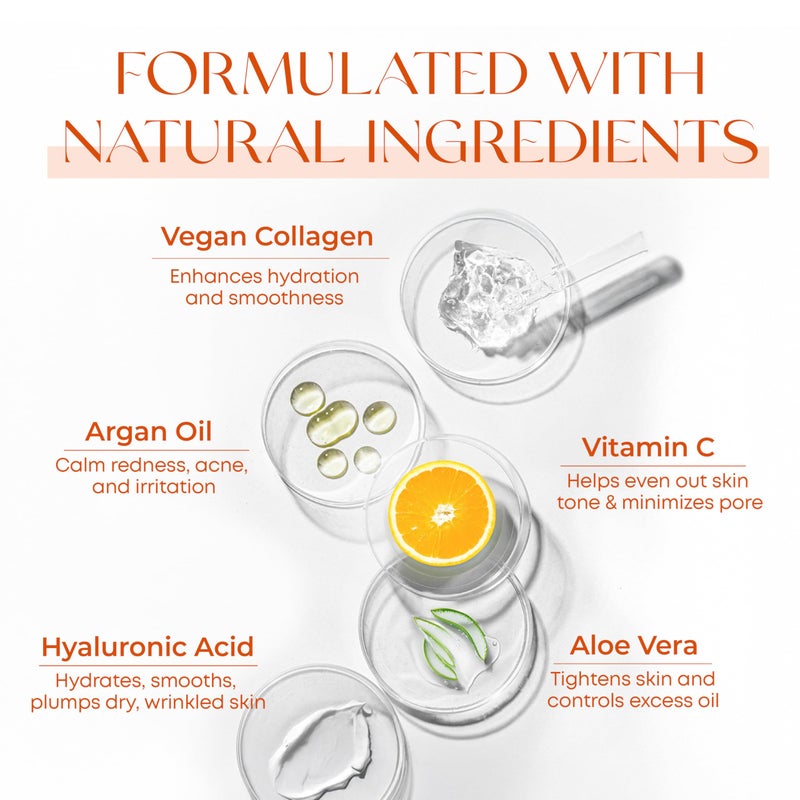 Skin 2.0 Vitamin C Serum - Dermatologist Tested, Anti-Aging & Dark Spot Remover - Brightening, Clean Beauty, Cruelty-Free, Korean Skincare for Glass Skin, All Skin Types - 1.69 Fl. oz - Image 4