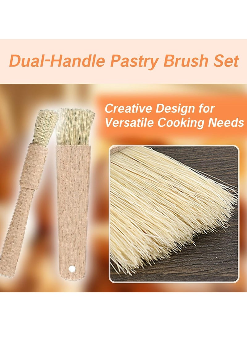 أوزيغالور مسواك الخبز للخبز بعصا الخشب الطبيعي، مسواك الطعام للطهي، أدوات المطبخ الصلبة - Image 3