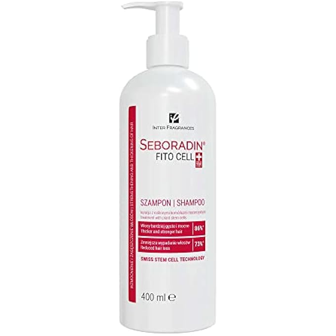 Seboradin FITO CELL SHAMPOO - ROSE SCENTED, THICKENS HAIR, PROMOTES GROWTH, SUITABLE FOR FINE/THIN HAIR, UNISEX-ADULTS - Image 1