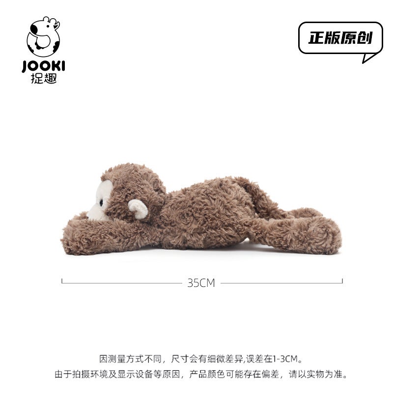Zhuoqu Jiminy Monkey Plush Toy, Super Soft Stuffed Animal Doll, Birthday Gift - Image 4