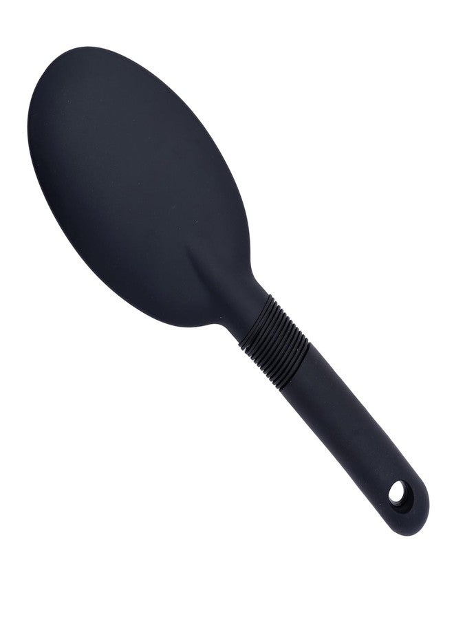 روتس فرشاة شعر ROOTS Truglam سوداء دائرية الشكل | شعيرات مرنة ذات أطراف ناعمة | تمنع خدش فروة الرأس وتلف الجلد المحيط بالأظافر | فك تشابك سريع | للرجال والنساء | الطول: 9.44 بوصة، رقم الموديل: 9551B2 - Image 3