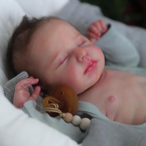 Anano Realistic Reborn Baby Dolls Silicone Full Body 20 Inch Full Silicone Baby Doll Newborn Boy Lifelike Babies Reborn Toddler Doll Real Life Babys Dolls Anatomically Correct - Image 5