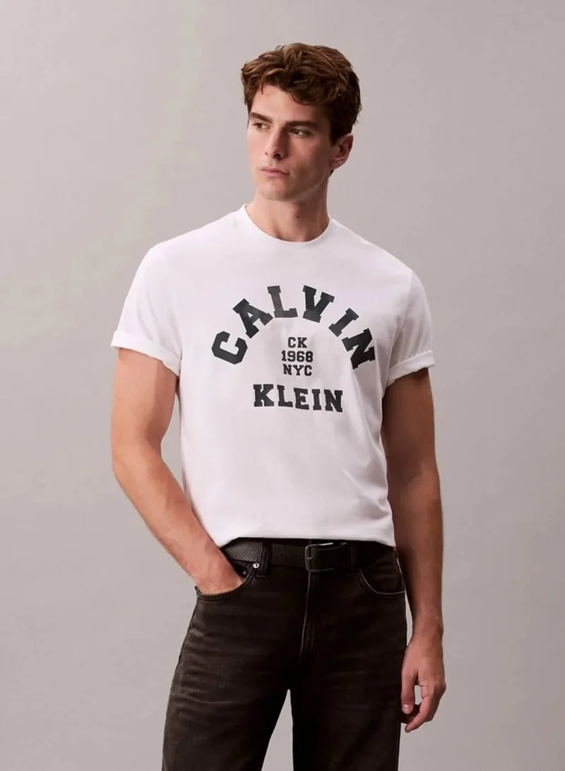 Calvin Klein Jeans Varsity Logo Graphic Relaxed T-Shirt