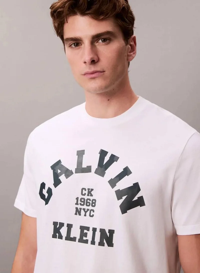 Calvin Klein Jeans Varsity Logo Graphic Relaxed T-Shirt