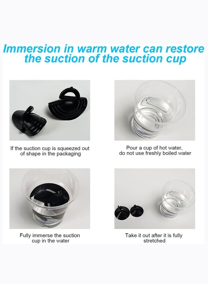 عربست غطاء نافذة السيارة ، مجموعة 5 حزم من مظلات الشمس التلقائية للنافذة الجانبية والخلفية ، حماية من وهج الشمس والأشعة فوق البنفسجية للأطفال ، مظلة شمسية مع كوب شفط عالمي لمعظم السيارات - Image 5