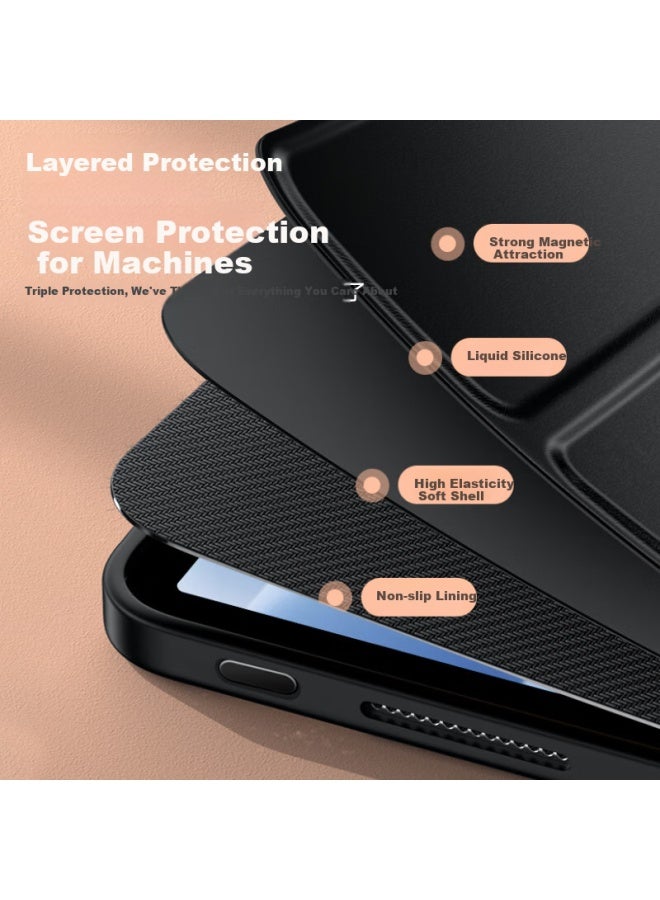 Canghua Protective Case For Oppo Pad Se, 11-inch Model, Full Coverage Ultra-thin Smart Sleep Foldable Stand Cover For Oppo Pad Se Tablet - Image 2