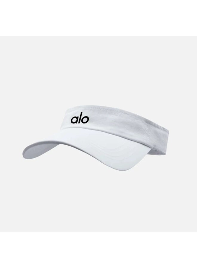 alo Alo Yoga Empty Cap Sunscreen Sun Visor Outdoor Sports Tennis Golf Cap Internal Mesh Sweatband - Image 1