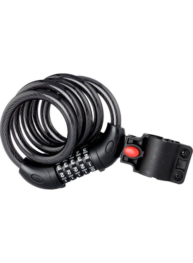 TONYON Universal 566 Combination Padlock, Steel Cable Lock, Bicycle Lock, Mountain Bike Lock, Bike Lock, Electric Bike Lock - Image 1