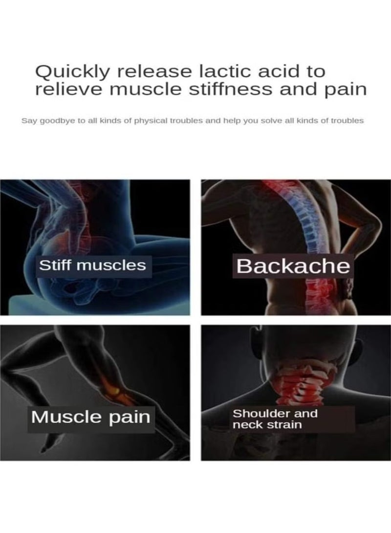 TIGER Muscle Massager Fascial Gun KH--320 –- Deep Tissue Percussion Massage Gun for Pain Relief & Recovery, Multiple Speed Levels, Ultra-Quiet Motor, Portable & Rechargeable, Perfect for Athletes & Active Lifestyles – Grey - Image 3