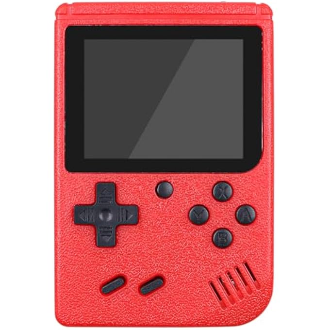HANDHELD GAME CONSOLE PORTABLE RETRO CONSOLE WITH 400 CLASSIC GAMES 3 INCH COLOUR SCREEN SUPPORT FOR TWO-PLAYER GAMES（RED） - Image 3