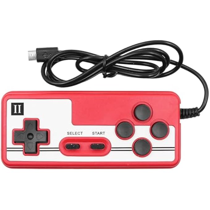 HANDHELD GAME CONSOLE PORTABLE RETRO CONSOLE WITH 400 CLASSIC GAMES 3 INCH COLOUR SCREEN SUPPORT FOR TWO-PLAYER GAMES（RED） - Image 4