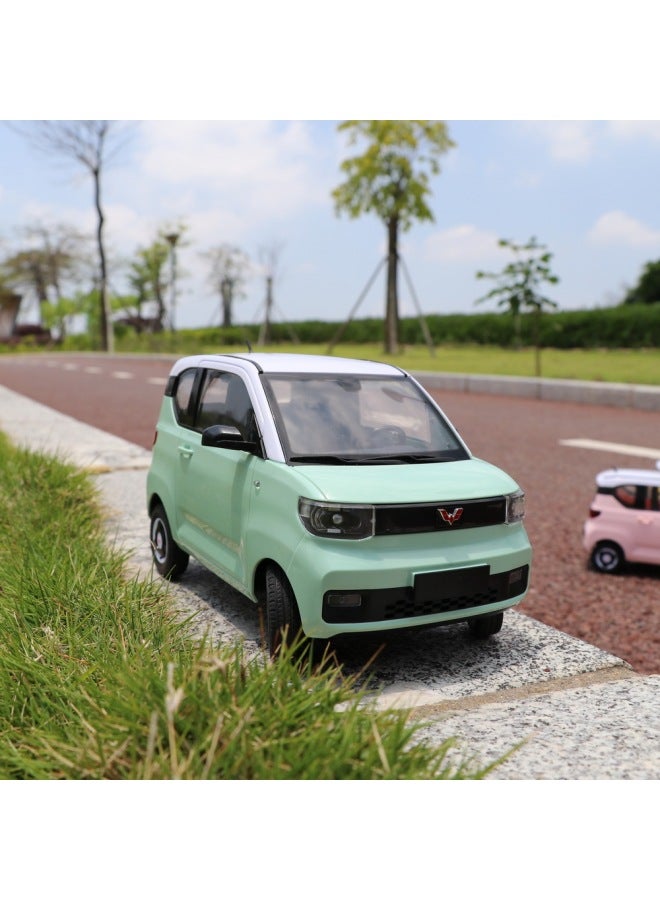 Chuangxingda D32Mini 1:16 محرك خلفي كامل النطاق RC CAR Wuling Hongguang جهاز التحكم عن بعد CAR Macaron اللون: D32Mini أصفر ثلاثة نسبة كهربائية: 1:16 - Image 5