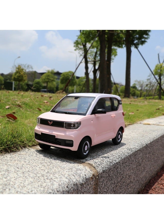Chuangxingda D32Mini 1:16 محرك خلفي كامل النطاق RC CAR Wuling Hongguang جهاز التحكم عن بعد CAR Macaron اللون: D32Mini أصفر ثلاثة نسبة كهربائية: 1:16 - Image 4