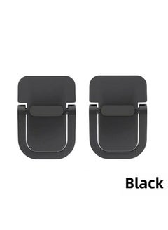 Laptop Stand Invisible Paste Bracket Desktop Heightening Pad Portable Cooling Keyboard Base Foot Support Rack-Color:Black Single Gear