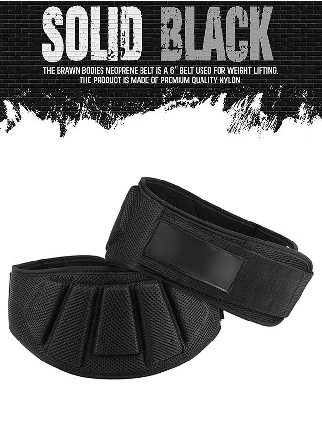 GROIC Strength Weightlifting Belt, Weight Belt for Workout on Fitness Equipment, Weight Lifting Back Support Workout belt for Lifting, Fitness, Cross Training and Powerlifting  - Image 2