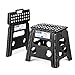 Acko 2PACK Folding Step Stool - 13 inch Height Premium Heavy Duty Foldable Stool for Kids & Adults, Kitchen Garden - Image 2