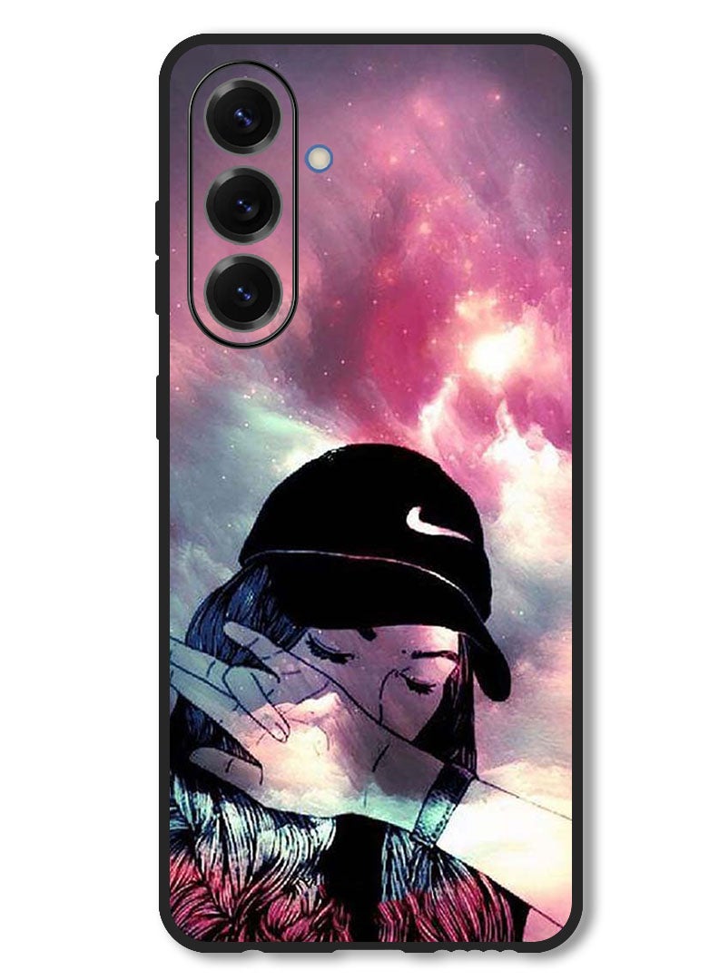 Theodor Case Compatible with Samsung Galaxy M56 6.74 Inch Protection Shockproof Bumper Cover Girl Sob - Image 1