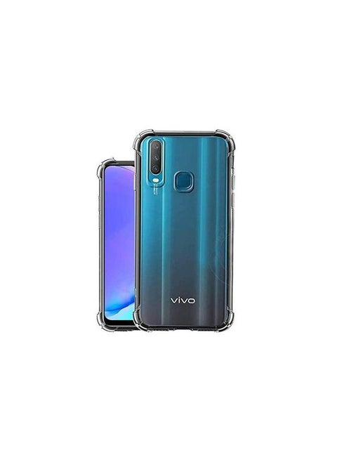غطاء شفاف مقاوم للصدمات متوافق مع هاتف Vivo Y17 / Y15 / Y12 / Y3 / U10 / U3X / Y11 2019