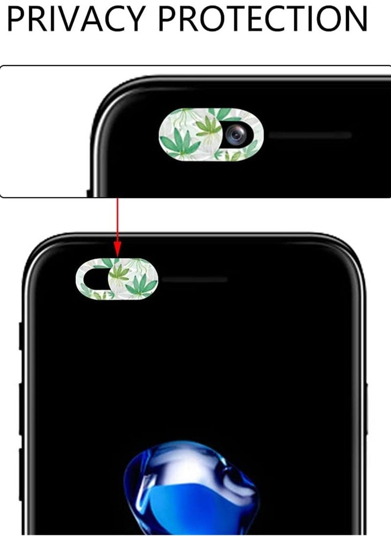 SYOSI - 10 Pieces Webcam Cover, Laptop Camera Cover Slider Cute Webcam Cover Slider, Floral Pattern Webcam Privacy Cover - Image 1