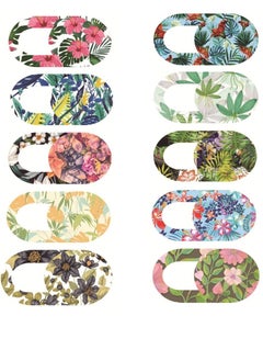 10 Pieces Webcam Cover, Laptop Camera Cover Slider Cute Webcam Cover Slider, Floral Pattern Webcam Privacy Cover