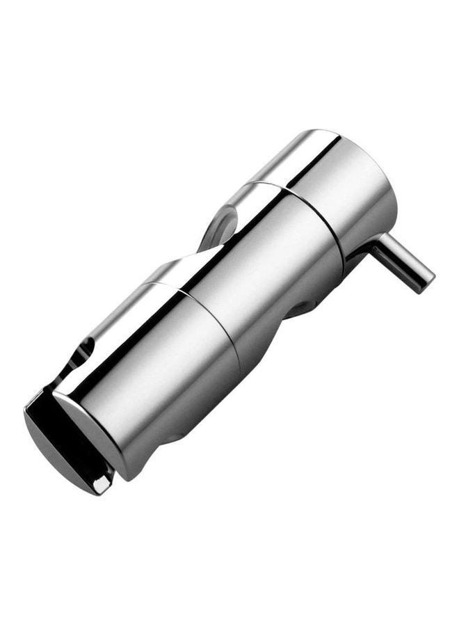 NIBEMINENT Adjustable Shower Head Holder Silver 4.52x2.24inch - Image 1