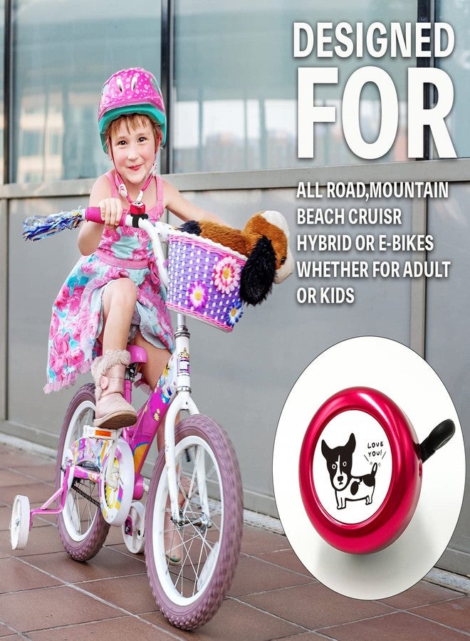 ONIPAX Bike Bell Loud Sound Adorable Animals Cute Cartoon Kid Girl Boy Cycling Ring for Bicycle/Toddler/Scooters - Image 4