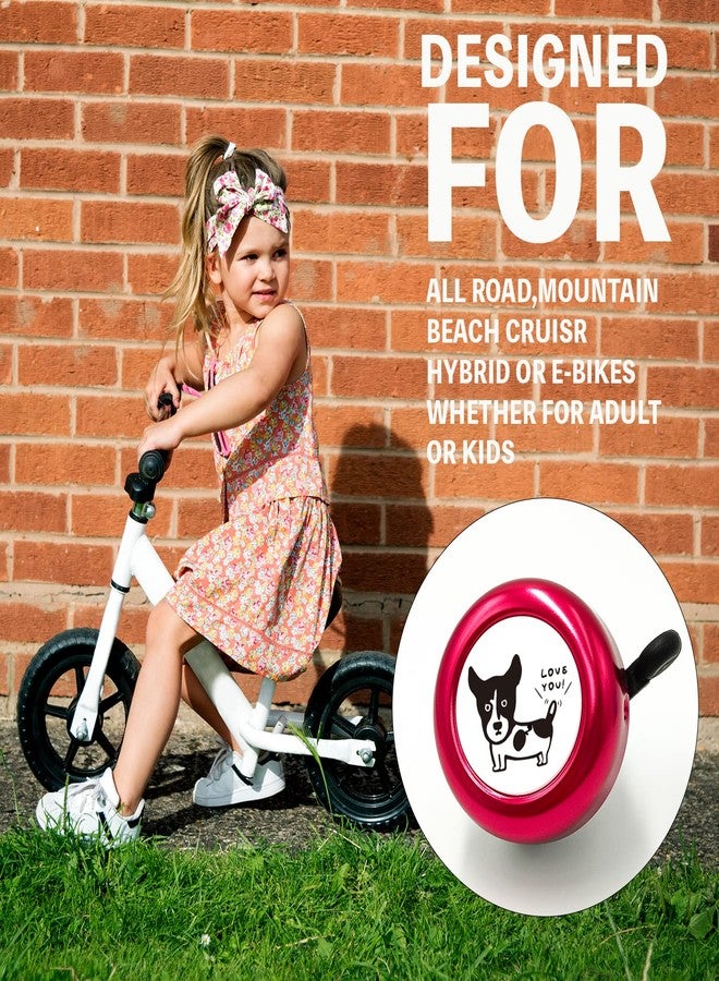 ONIPAX Bike Bell Loud Sound Adorable Animals Cute Cartoon Kid Girl Boy Cycling Ring for Bicycle/Toddler/Scooters - Image 3
