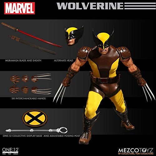 Mezco Toys One: 12 Collective: Marvel Wolverine Action Figure - Image 3
