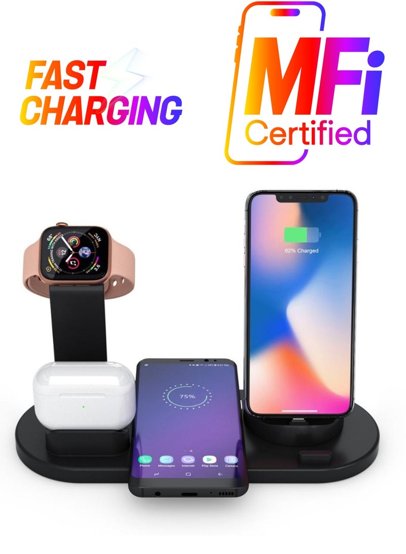 Professional Fast Wireless Charger for Apple iPhone/Android/Smartwatch and Air Pods - Image 1