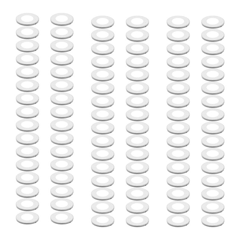 200 Pcs Flat Metal Rimless Eyeglass Screw Washers Gaskets Spacers for Repair - Image 2