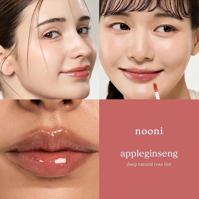 Korean Lip Oil - Appleginseng | Long-Lasting, Moisturizing, Plumping, Balancing, and Tinting Dry Lips With Apple Seed and Jojoba Seed Oils, Ginseng Extract, Gift, 0.12 Fl. Oz. (Red Brick) - Image 4