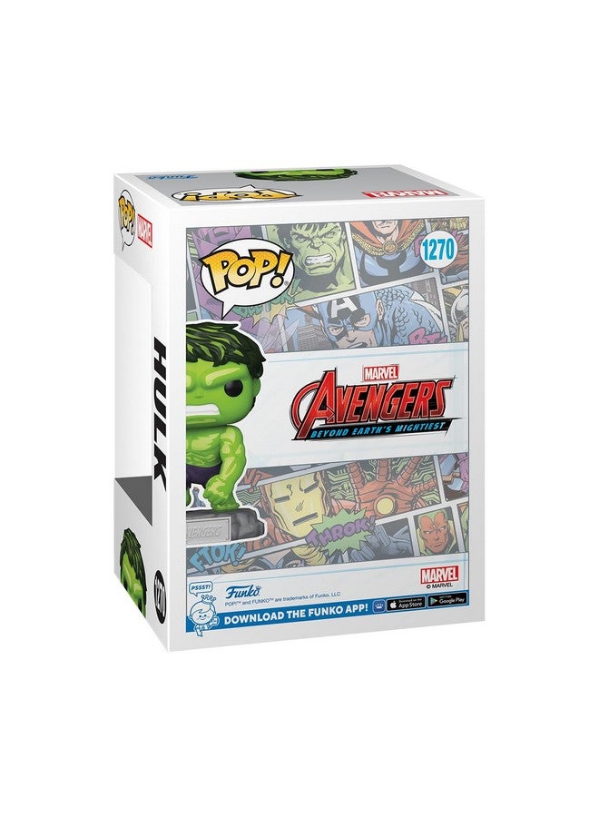 Funko Pop & Enamel Pin: The Avengers: Earth's Mightiest Heroes - 60th Anniversary, Hulk with Enamel Pin - Marvel Comics - Amazon Exclusive - Collectable Vinyl Figure - Gift Idea - Superheroes Fans - Image 3